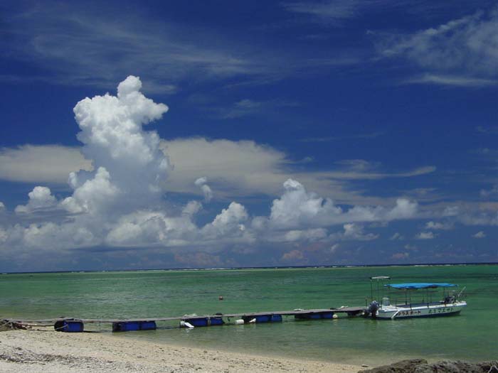 石垣島　白保の舟着き場
